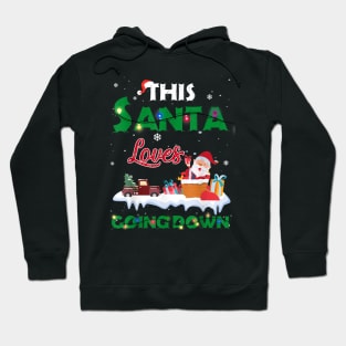 this santa loves going down christmas Hoodie